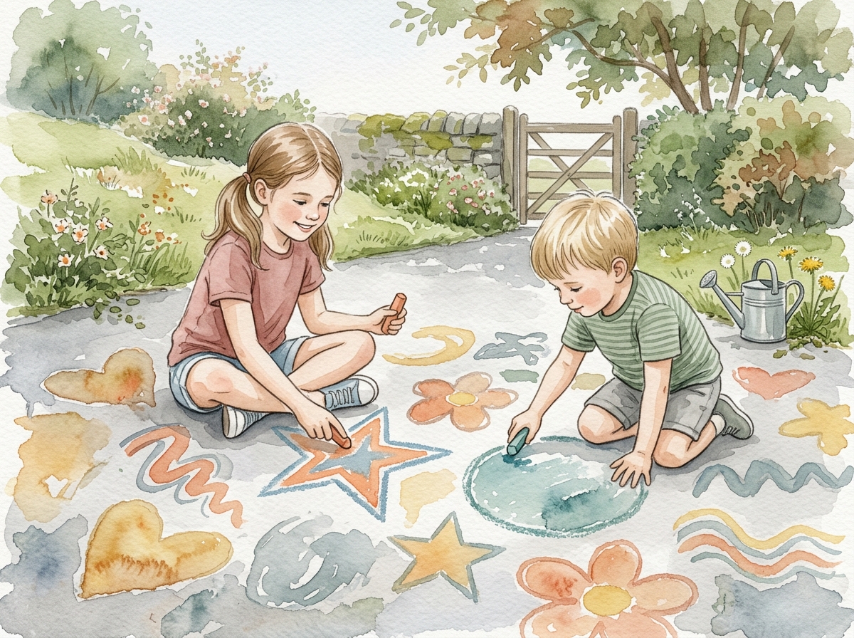 Cartoon illustration for horas en inglés para niños guía práctica