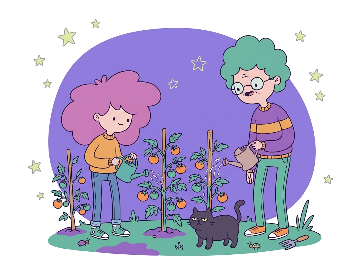Cartoon illustration for días de la semana en inglés para niños