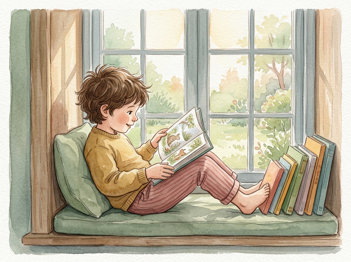 Cartoon illustration for a Parents Guide To Teaching Reading In English Abcs Phonics