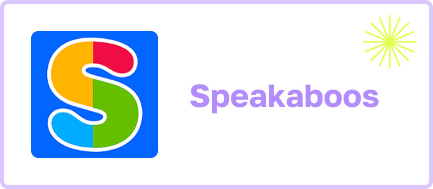 Logotipo de Speakaboos