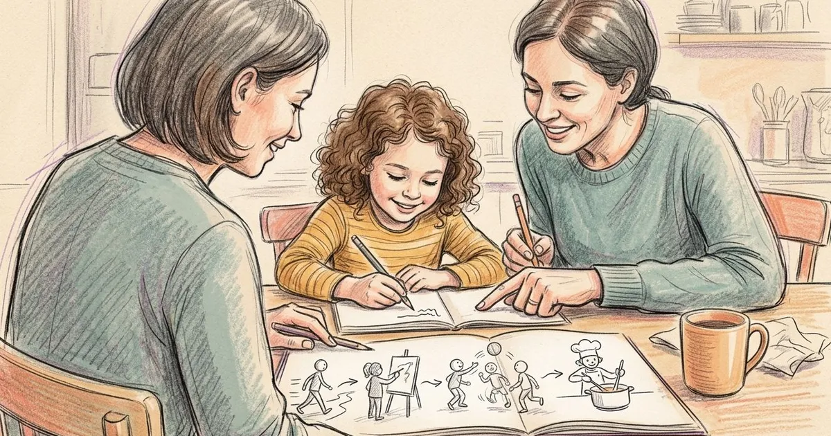 Past Continuous en inglés para niños | LearnLink Blog